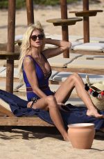 VICTORIA SILVSTEDT in Bikini at a Beach in Cala Di Volpe 08/09/2017