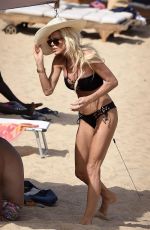VICTORIA SILVSTEDT in Bikini at a Beach in Cala Di Volpe 08/09/2017