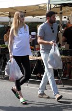 WHITNEY PORT and Tim Rosenman Shopping at Farmer