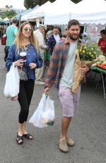 WHITNEY PORT and Tim Rosenman Shopping at Farmer