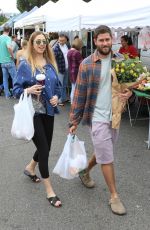 WHITNEY PORT and Tim Rosenman Shopping at Farmer