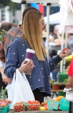 WHITNEY PORT and Tim Rosenman Shopping at Farmer