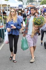 WHITNEY PORT and Tim Rosenman Shopping at Farmer