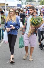 WHITNEY PORT and Tim Rosenman Shopping at Farmer