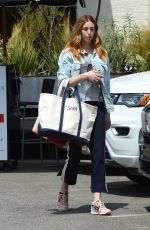 WHITNEY PORT Leaves a Salon in Los Angeles 08/25/2017
