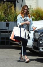 WHITNEY PORT Leaves a Salon in Los Angeles 08/25/2017