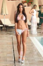YAZMIN OUKHELLOU in Bikini at The Only Way is Essex Cast in Marbella 08/08/2017