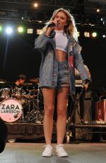ZARA LARSSON Performs at Ozy Fest 2017 in New York 07/22/2017