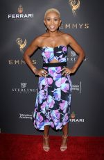 ZEE JAMES at Emmys Cocktail Reception in Los Angeles 08/22/2017