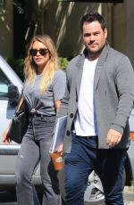 hILARY DUFF and Mike Comrie Leaves Sweet Butter in Studio City 08/30/2017