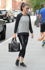 ADRIANA LIMA Arrives at a Gym in New York 09/21/2017