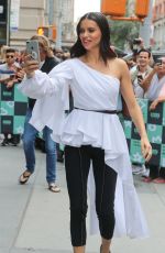 ADRIANA LIMA Arrives at AOL Build Series in New York 09/20/2017