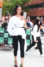 ADRIANA LIMA Arrives at AOL Build Series in New York 09/20/2017
