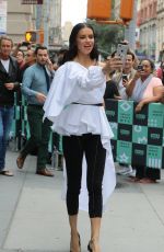 ADRIANA LIMA Arrives at AOL Build Series in New York 09/20/2017