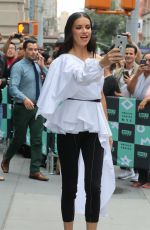 ADRIANA LIMA Arrives at AOL Build Series in New York 09/20/2017