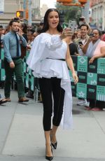 ADRIANA LIMA Arrives at AOL Build Series in New York 09/20/2017