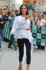 ADRIANA LIMA Arrives at AOL Build Series in New York 09/20/2017