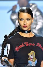 ADRIANA LIMA at Philipp Plein Fashion Show at New York Fashion Week 09/09/2017