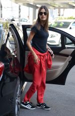 ALESSANDRA AMBROSIO Arrives at Her Hotel in Milan 09/19/2017