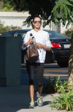 ALESSANDRA AMBROSIO at a Gym in Los Angeles 09/25/2017