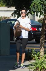 ALESSANDRA AMBROSIO at a Gym in Los Angeles 09/25/2017