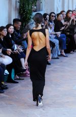ALESSANDRA AMBROSIO at Alberta Ferretti Fashion Show at Milan Fashion Week 09/20/2017