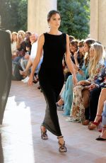 ALESSANDRA AMBROSIO at Alberta Ferretti Fashion Show at Milan Fashion Week 09/20/2017