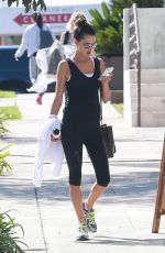 ALESSANDRA AMBROSIO Heading to a Gym in Los Angeles 09/25/2017
