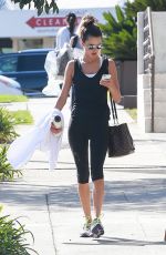 ALESSANDRA AMBROSIO Heading to a Gym in Los Angeles 09/25/2017