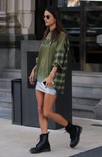 ALESSANDRA AMBROSIO Leaves Her Hotel in Milan 09/19/2017