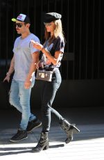 ALESSANDRA AMBROSIO Out in Milan 09/21/2017