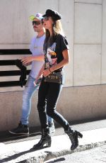 ALESSANDRA AMBROSIO Out in Milan 09/21/2017
