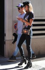 ALESSANDRA AMBROSIO Out in Milan 09/21/2017