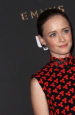 ALEXIS BLEDEL at Television Academy 69th Emmy Performer Nominees Cocktail Reception in Beverly Hills 09/15/2017