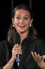 ALICIA VIKANDER at Euphoria Press Conference at 13th Zurich Film Festival 09/29/2017