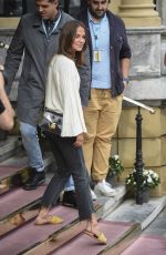 ALICIA VIKANDER Arrives at 65th San Sebastian Film Festival 09/22/2017