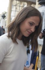 ALICIA VIKANDER Out and About in San Sebastian 09/22/2017