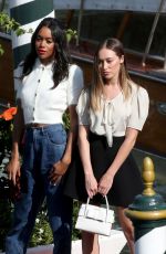 ALYCIA DEBNAM-CAREY and LAURA HARRIER at 74th Venice International Film Festival 09/02/2017