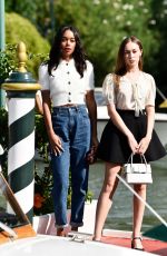 ALYCIA DEBNAM-CAREY and LAURA HARRIER at 74th Venice International Film Festival 09/02/2017