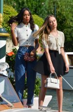 ALYCIA DEBNAM-CAREY and LAURA HARRIER at 74th Venice International Film Festival 09/02/2017
