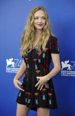 AMANDA SEYFRIED at First Reformed Photocall at 74th Venice Film Festival 08/31/2017