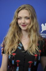 AMANDA SEYFRIED at First Reformed Photocall at 74th Venice Film Festival 08/31/2017