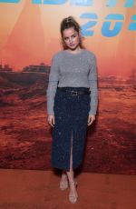 ANA DE ARMAS at Blade Runer 2049 Photocall in Paris 09/20/2017