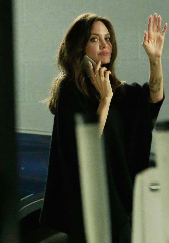 ANGELINA JOLIE at a Movie Theater in Los Angeles 09/22/2017