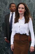 ANGELINA JOLIE at United Nations Headquarters in New York 09/14/2017