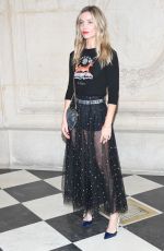 ANNABELLE WALLIS at Christian Dior Fashion Show in Paris 09/26/2017