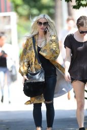 ASHLEE SIMPSON Out Shopping in Los Angeles 09/18/2017