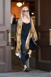 ASHLEE SIMPSON Out Shopping in Los Angeles 09/18/2017