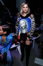 ASHLEY BENSON at Jeremy Scott Fashion Show at New York Fashion Week 09/08/2017