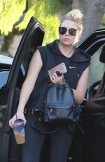 ASHLEY BENSON Heading to a Hair Salon in West Hollywood 09/29/2017